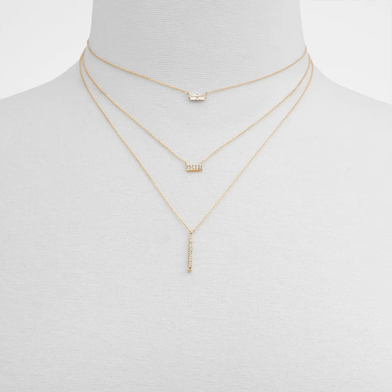 الدو OLINA 3-Pack Gold-Tone Necklaces